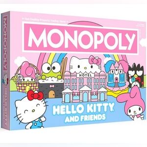 NWT HELLO Kitty Monopoly Limited Edition Board Game Factory Sealed